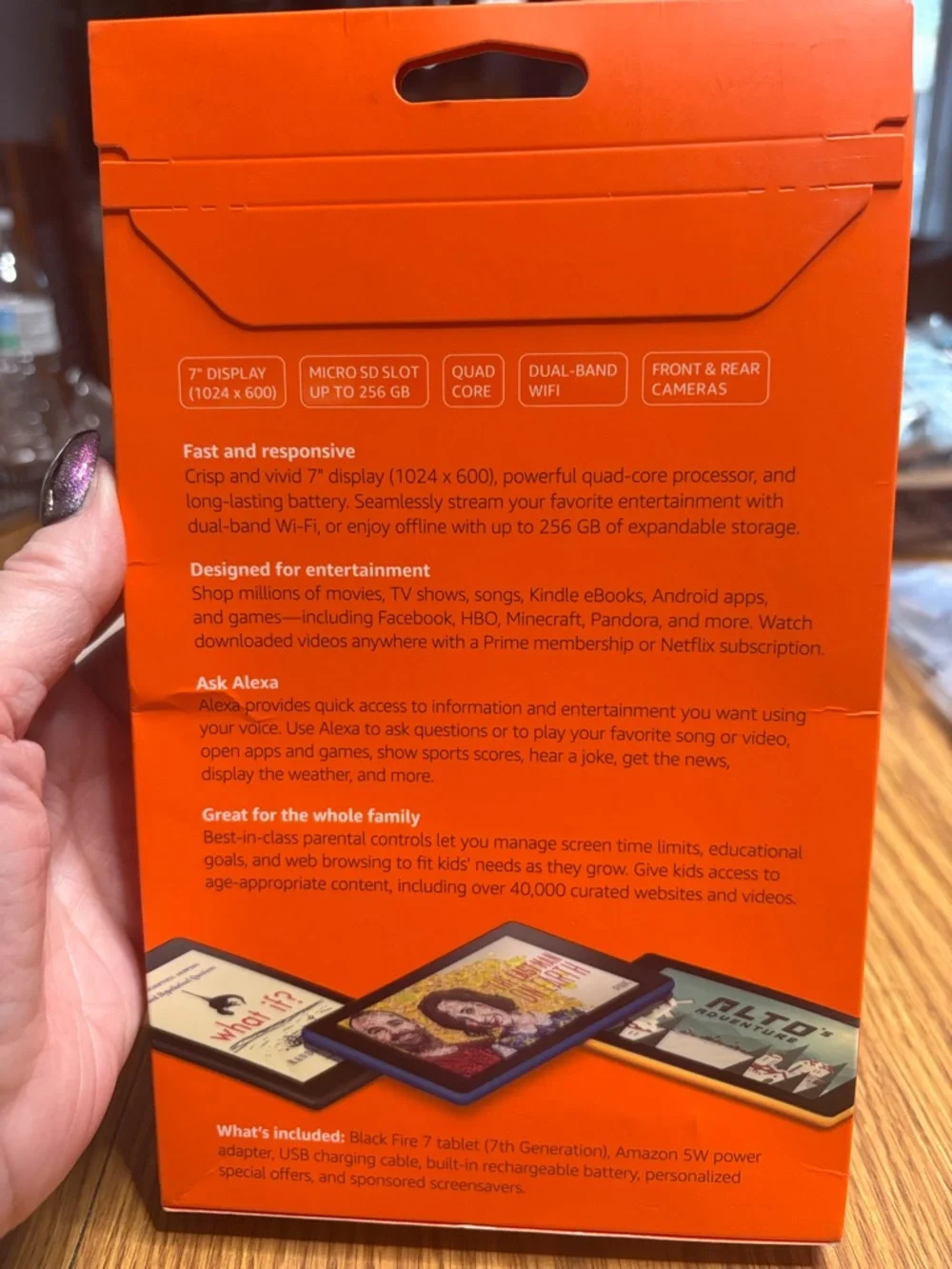 Amazon Fire 7 Tablet with Alexa - *Opened box* ‼️please read full description ‼️